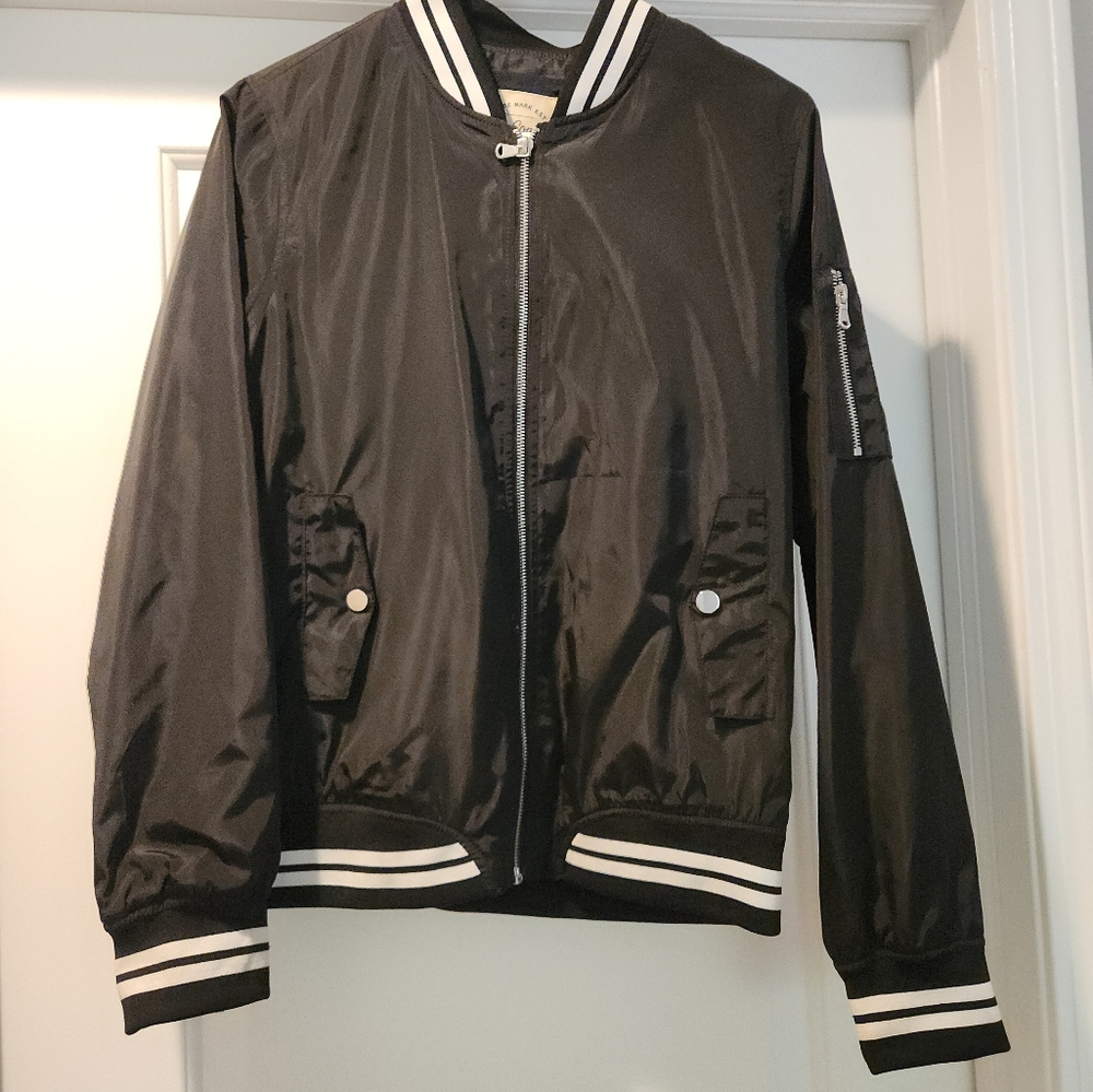 Ci Sono Black Bomber Jacket